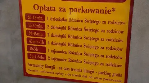 Modlitwa zamiast parkometru