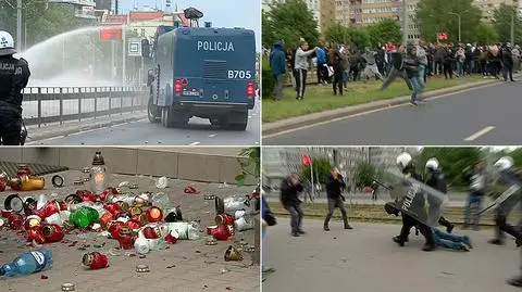 Protesty przed komisariatem we Wrocławiu