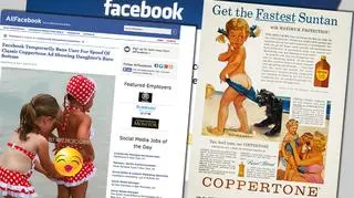 Zdjęcie nawiązujące do kampanii reklamowej z lat 50. naruszało zasady publikacji na Facebooku