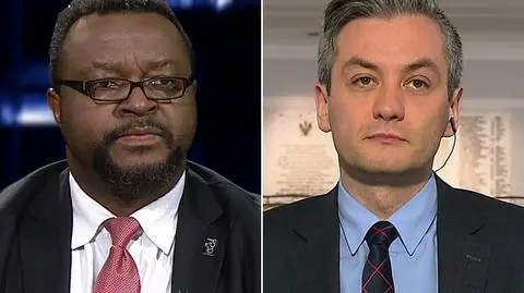 John Godson i Robert Biedroń w "Kropce nad i"