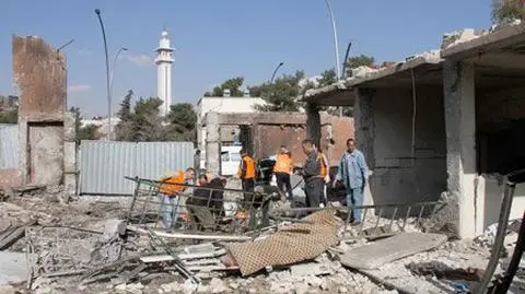 Krwawy ostrzał w Syrii. 
 13 zabitych