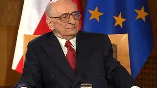 Władysław Bartoszewski był gościem "Faktów po Faktach"