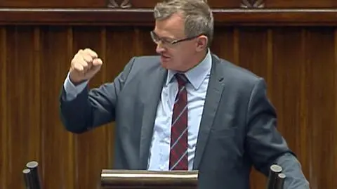 Poseł Cymański w sejmie
