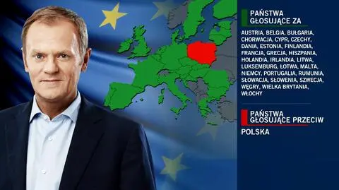 27 państw opowiedziało się za wyborem Donalda Tuska