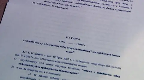 Ograniczenie wolności w internecie? Ministerstwo: to projekt roboczy