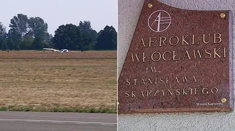 Wypadek motolotni w Kruszynie obok Włocławka
