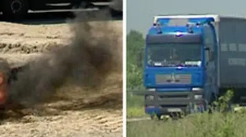 Blokują drogę, bo chcą pieniędzy od Chińczyków