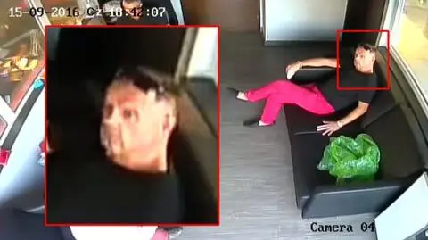 Policja szuka złodzieja w różowych spodniach