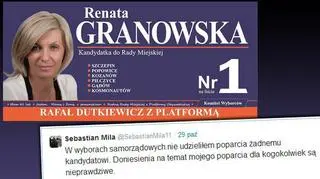 Sebastian Mila zaprzeczył, by w wyborach popierał któregokolwiek z kandydatów