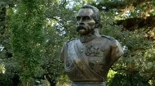 Bust of an architect of Polish independence Marshal Józef Piłsudski