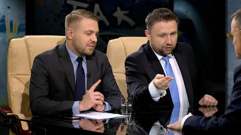 Jacek Ozdoba i Marcin Kierwiński w "Tak Jest"