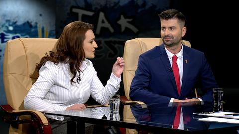 Marzena Okła-Drewnowicz i Krzysztof Śmiszek w „Tak Jest”