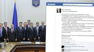 Na zdjęciu z pierwszego posiedzenia rządu Tarasiuka nie było. Niedoszły wicepremier wyjaśnił na Facebooku dlaczego