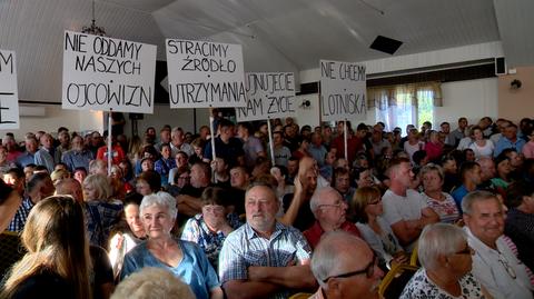 Mieszkańcy Baranowa pytają o Centralny Port Lotniczy