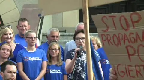 Spięcie na spotkaniu z Ewą Kopacz