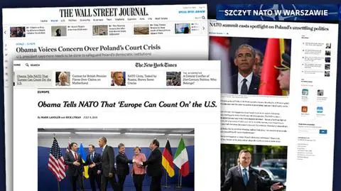 Media w USA: Obama zaniepokojony sytuacją w Polsce