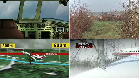 Ostatnie chwile lotu Tu-154M