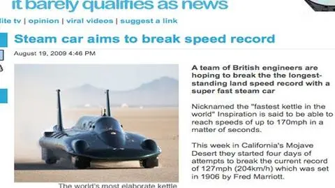 Ponad 200 km/h na parze