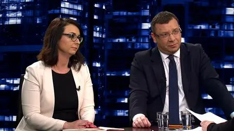 Kamila Gasiuk-Pihowicz i Michał Wójcik w "Kropce nad i"