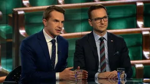 Adam Szłapka i Waldemar Buda w "Faktach po Faktach"