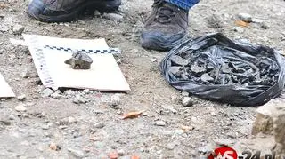 Znalezione kości zostały zabezpieczone