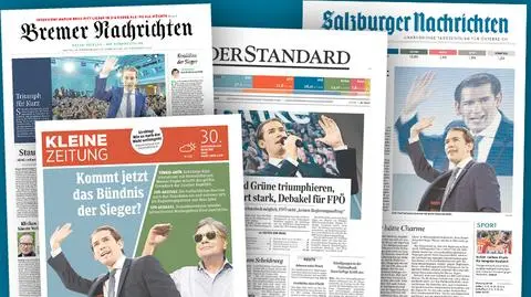 Wybory w Austrii po Ibizagate. Prasa o zwycięstwie Sebastiana Kurza