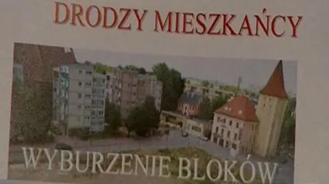 Chcą zburzyć bloki pod widok kościoła i deptak