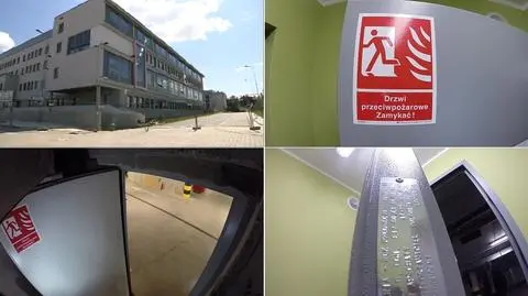 Wszystkie drzwi przeciwpożarowe w nowym szpitalu do wymiany. "Nie spełniały norm"