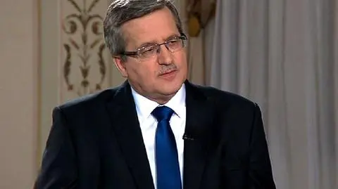 Bronisław Komorowski był gościem "Faktów po Faktach"