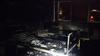 Spłonął szpitalny sprzęt