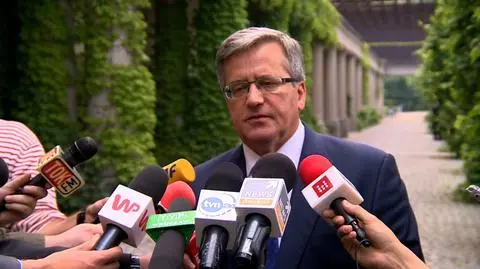 Komorowski: wyznaczę wybory na październik