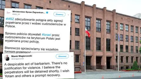 W Łodzi mężczyzna został wyproszony z pubu, do którego wszedł z gwiazdą Dawida na szyi. Usłyszał, że ma wracać do Izraela (materiał "Faktów" TVN z 3 września)
