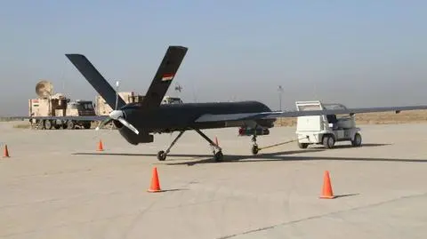 Chiński dron w irackich barwach