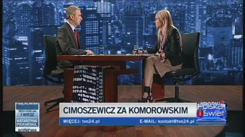 "Cimoszewicz? Przykro mi"