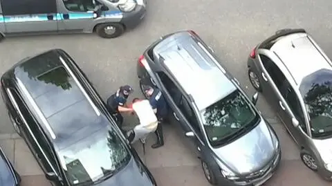 Nagranie pokazuje moment zatrzymania mężczyzn