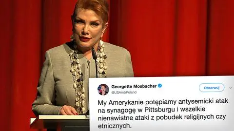 Georgette Mosbacher: potępiamy atak na synagogę w Pittsburghu