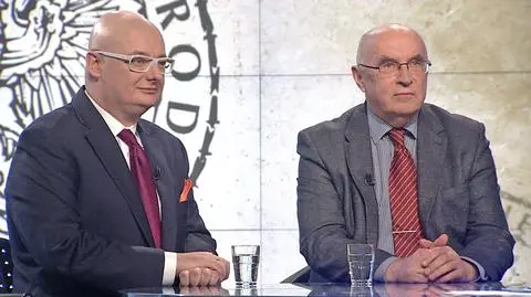 Michał Kamiński i Marian Piłka w "Faktach po Faktach"