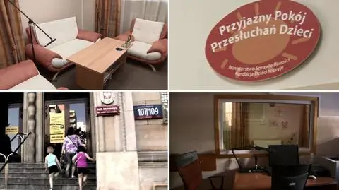 Pokoje przesłuchań są obowiązkowe, ale nie wszystkie sądy mają do nich dostęp