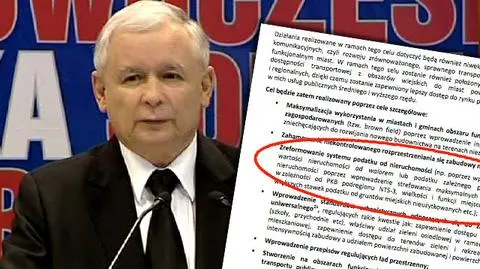 Jarosław Kaczyński i podatek od nieruchomości