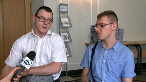 Adrian Glinka i Jakub Hartwich na obradach Parlamentu Dzieci i Młodzieży