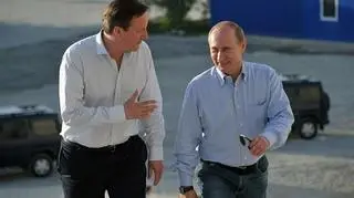 David Cameron i Władimir Putin w maju 2013 r. 