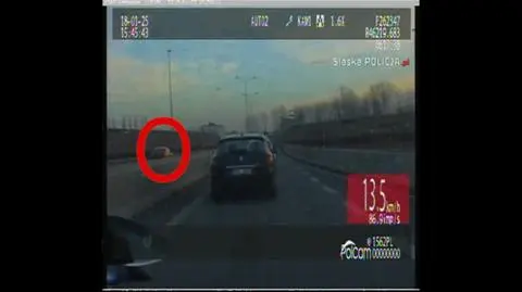 Kierowca zjechała z autostrady wjazdem