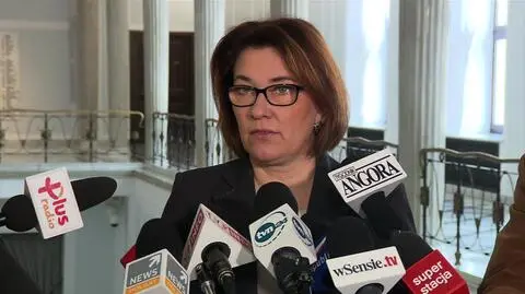 Rzeczniczka klubu PiS Beata Mazurek komentowała m