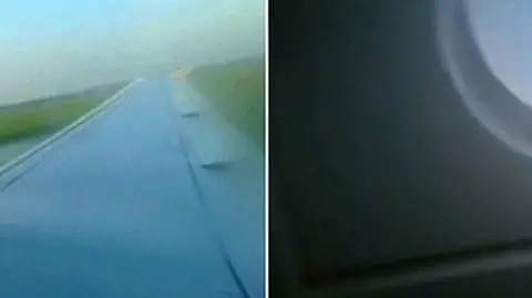 Rosja. Awaryjne lądowanie pod Moskwą. Nagranie z wnętrza samolotu