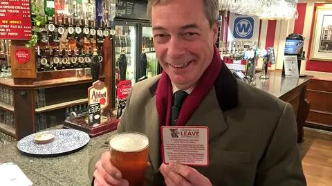 Nigel Farage jest twarzą kampanii za opuszczeniem Unii Europejskiej
