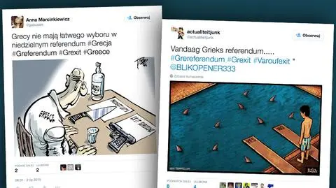 Greckie referendum tematem memów
