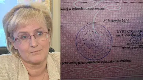 Świadectwa z orłem bez korony
