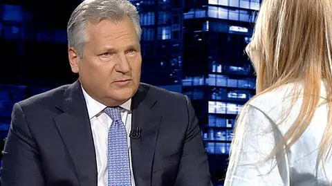 Aleksander Kwaśniewski był gościem "Kropki nad i"