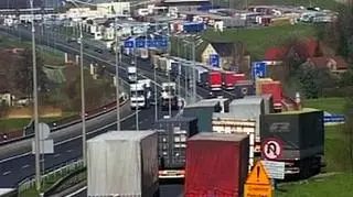 Kierowcy protestują przeciw kolejkom na granicy