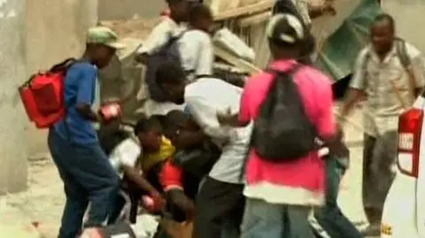 O krok od zamieszek na Haiti